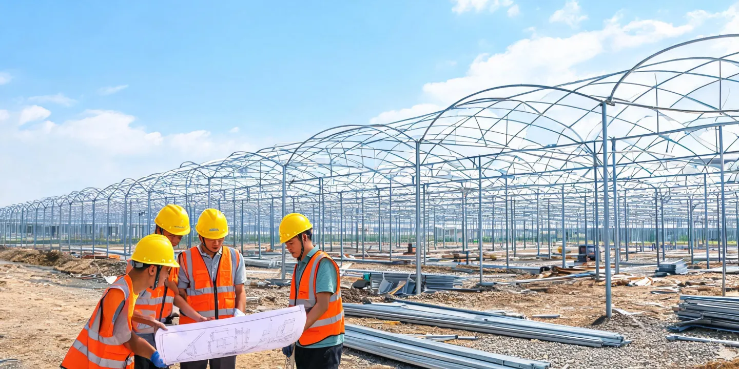 Greenhouse project coordination scene