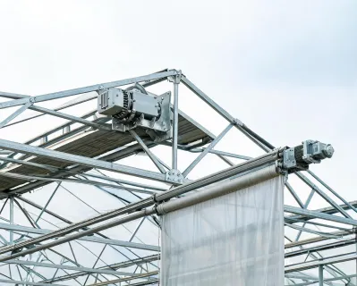 Greenhouse ventilation components